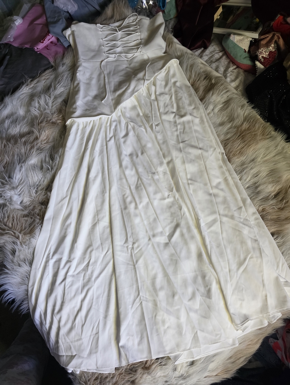 Babyboo Maliyah Maxi Dress - Ivory - Picture 3 of 8